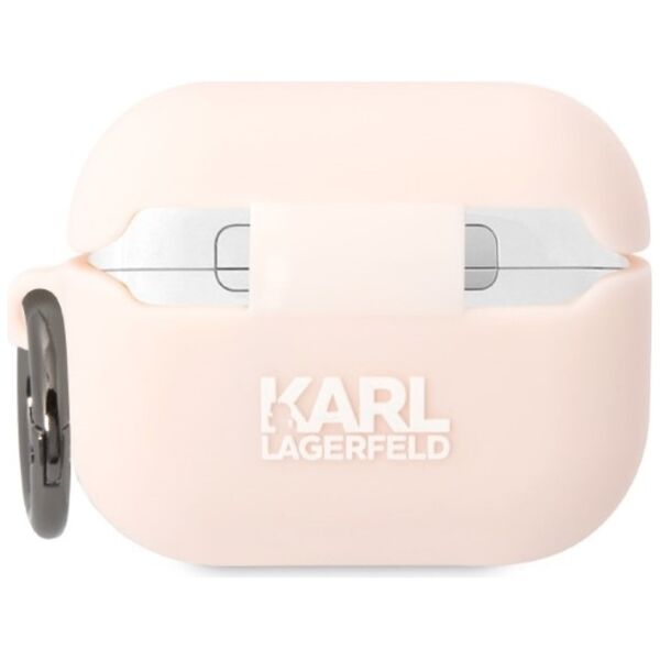 Karl Lagerfeld case for Airpods Pro KLAPRUNIKP white 3D Silicone NFT Karl 3666339087876