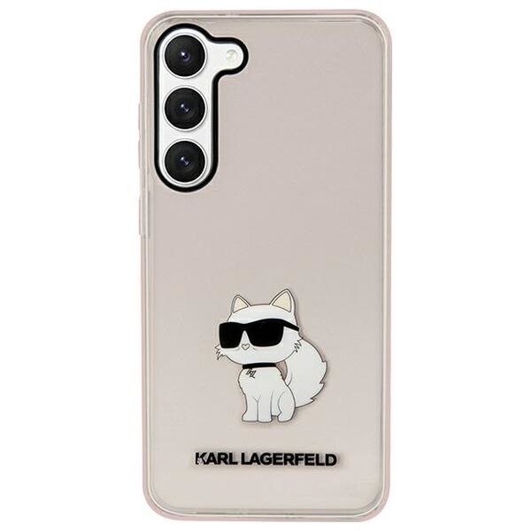 Karl Lagerfeld case for Samsung Galaxy S23 Plus KLHCS23MHNCHTCP pink HC IML NFT Choupette 3666339117740