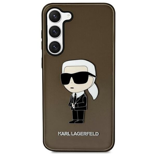 Karl Lagerfeld case for Samsung Galaxy S23 KLHCS23SHNIKTCK black HC IML NFT Ikonik 3666339117764