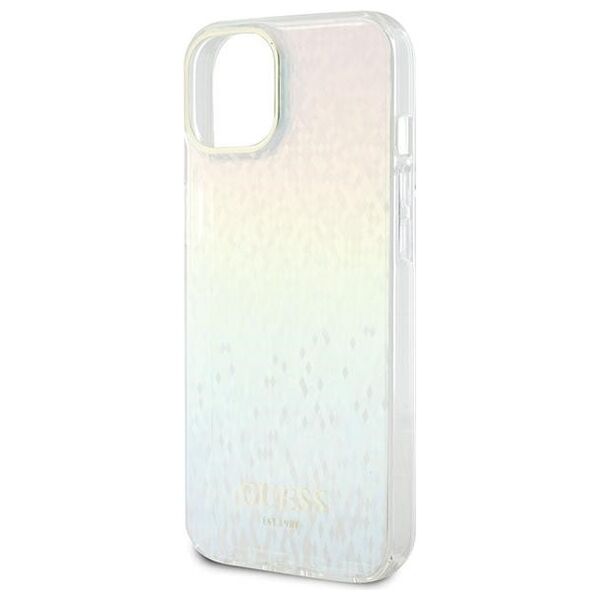 Guess case for  iPhone 12 / 12 Pro 6,1&quot; GUHCP12MHDECMI HC IML FACETED MIRROR DISCO IRIDESCENT 3666339172220