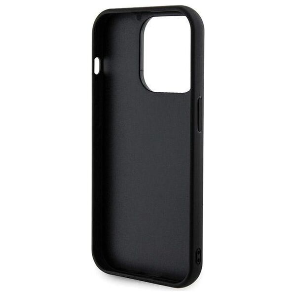 Guess case for  iPhone 13 Pro 6,1&quot; GUHCP13LPSFDGSK HC SEQUIN SCRIPT METAL BLACK 3666339172817