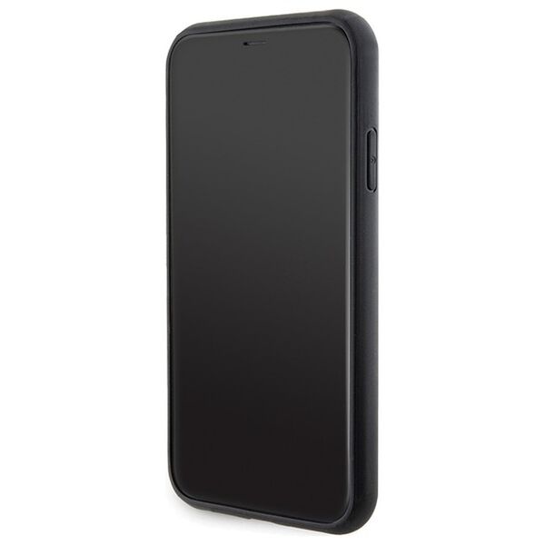 Karl Lagerfeld case for iPhone 11 KLHCN61GSAKCPK HC GRIPSTAND SAFFIANO KC PINS BLACK 3666339206772