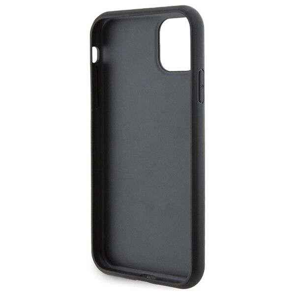 Karl Lagerfeld case for iPhone 11 KLHCN61GSAKCPK HC GRIPSTAND SAFFIANO KC PINS BLACK 3666339206772
