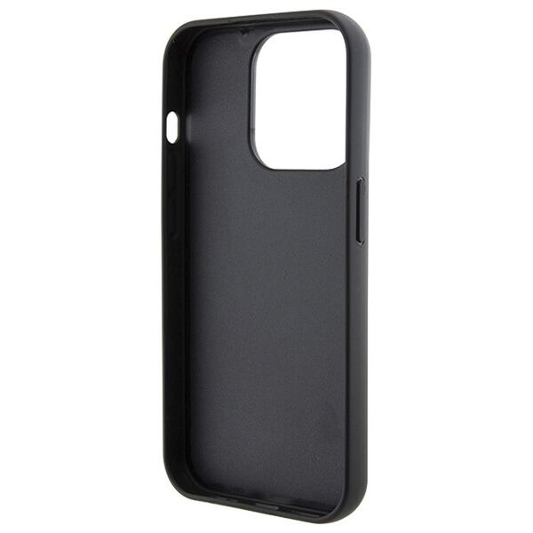 Karl Lagerfeld case for iPhone 14 Pro Max 6,7&quot; KLHCP14XGSACHPK HC GRIPSTAND SAFFIANO CHOUPETTE PINS BLACK 3666339207427