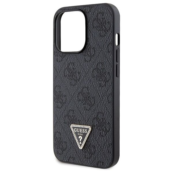 Guess case for iPhone 13 Pro 6,1&quot; GUHCP13LP4TDSCPK black HC PU Leather Metal Logo Strass Crossbody 3666339146740