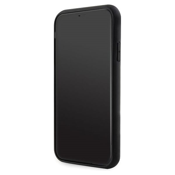 Karl Lagerfeld case for iPhone 11 / XR KLHCN61G2CPK black hardcase Glitter Choupette Patch 3666339170028