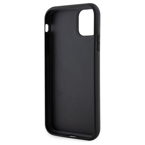 Karl Lagerfeld case for iPhone 11 / XR KLHCN61G2CPK black hardcase Glitter Choupette Patch 3666339170028