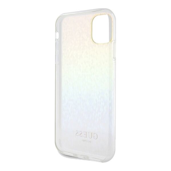 Guess case for  iPhone 11 GUHCN61HDECMI HC IML FACETED MIRROR DISCO IRIDESCENT 3666339172213