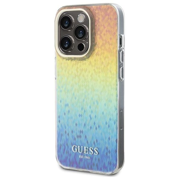 Guess case for  iPhone 14 Pro Max 6,7&quot; GUHCP14XHDECMI HC IML FACETED MIRROR DISCO IRIDESCENT 3666339172305