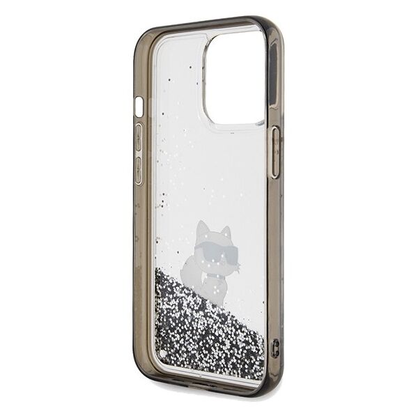 Karl Lagerfeld case for iPhone 13 Pro Max 6,7&quot; KLHCP13XLKCNSK HC LIQ. GLITTER C TRANSPARENT 3666339164140