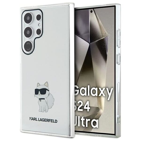 Karl Lagerfeld case for Samsung Galaxy S24 Ultra KLHCS24LHNCHTCT transparent HC IML NFT CHOUPETTE 3666339243289