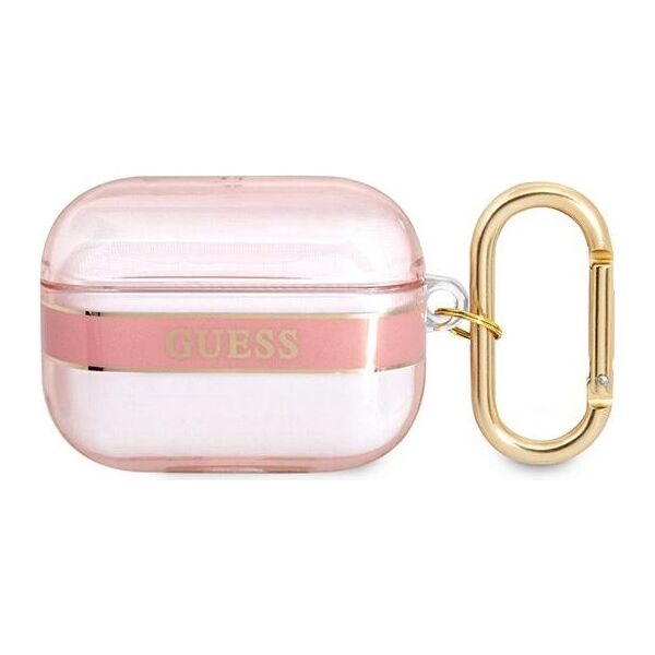 Guess case for AirPods Pro GUAPHHTSP pink Cord 3666339047085