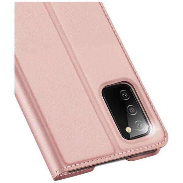 Case SAMSUNG GALAXY A03S with a flip Dux Ducis Skin Leather light pink 6934913049716