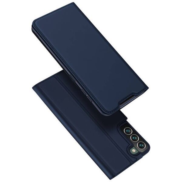 Case SAMSUNG GALAXY S22+ PLUS with a Flip Dux Ducis Skin Leather navy blue 6934913044056