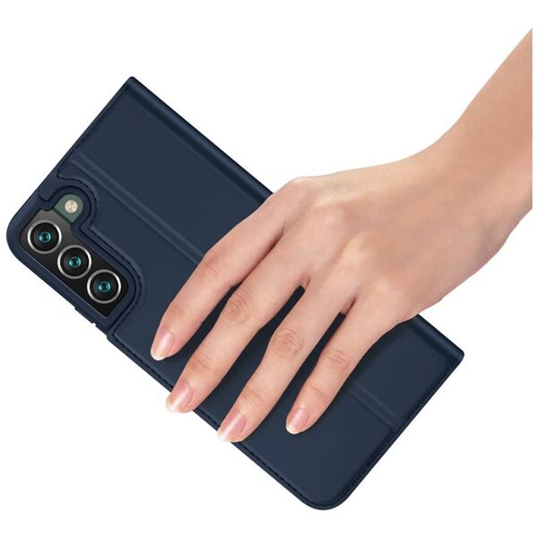 Case SAMSUNG GALAXY S22+ PLUS with a Flip Dux Ducis Skin Leather navy blue 6934913044056