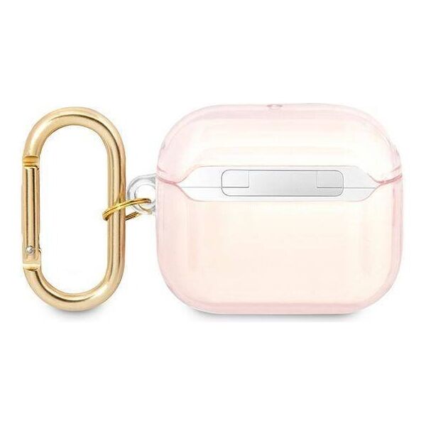Case APPLE AIRPODS 3 Guess AirPods Strap Collection (GUA3HHTSP) pink 3666339047092