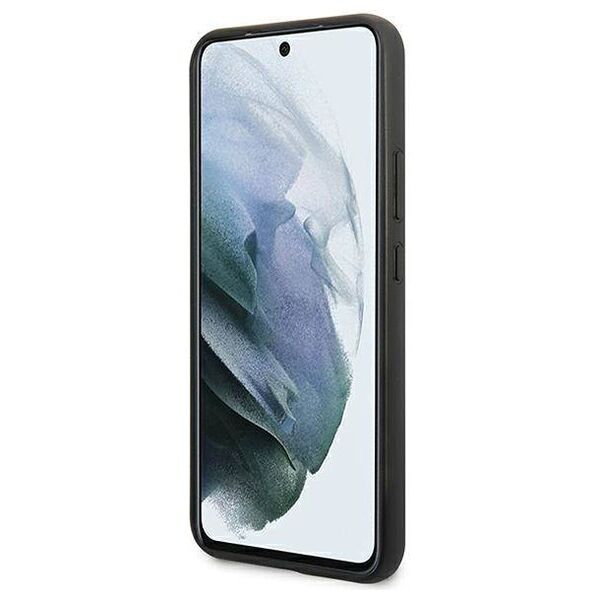Case SAMSUNG GALAXY S22+ PLUS Mercedes AMG Hardcase Carbon Stripe&Embossed (AMHCS22MBLSCA) black 3666339043650