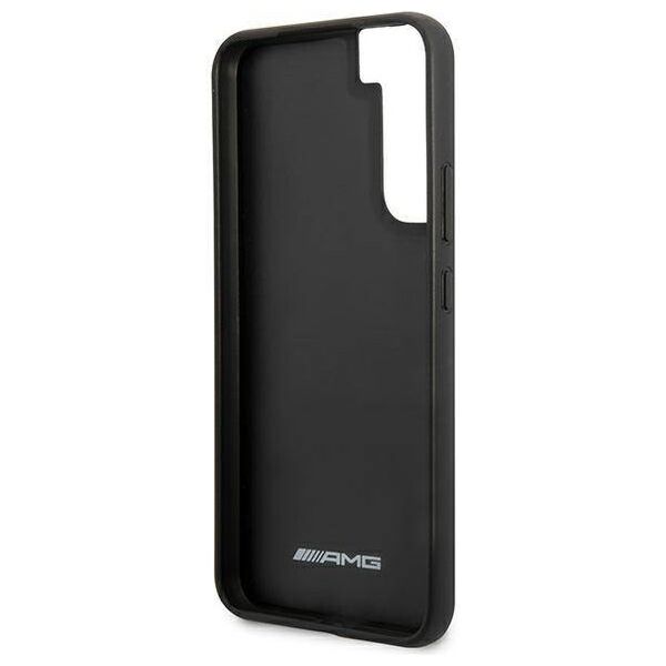 Case SAMSUNG GALAXY S22+ PLUS Mercedes AMG Hardcase Carbon Stripe&Embossed (AMHCS22MBLSCA) black 3666339043650