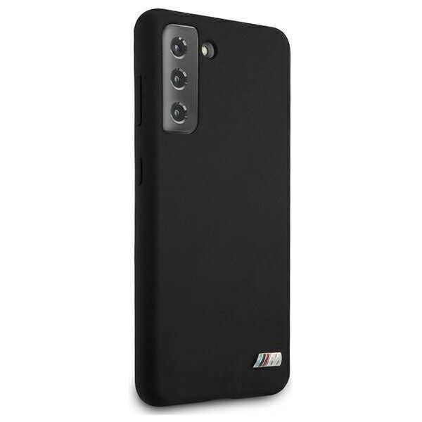 Original Case SAMSUNG GALAXY S21+ BMW Silicone M Collection (BMHCS21MMSILBK) black 3700740497609