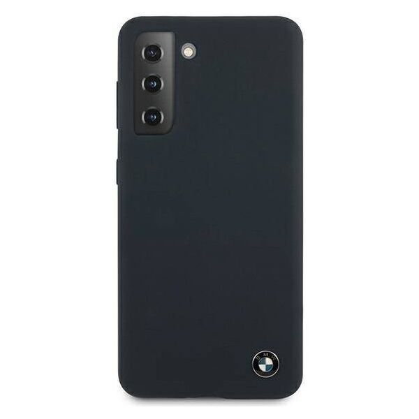 Original Case SAMSUNG GALAXY S21+ BMW Hardcase Silicone Signature (BMHCS21MSILNA) navy blue 3700740497364