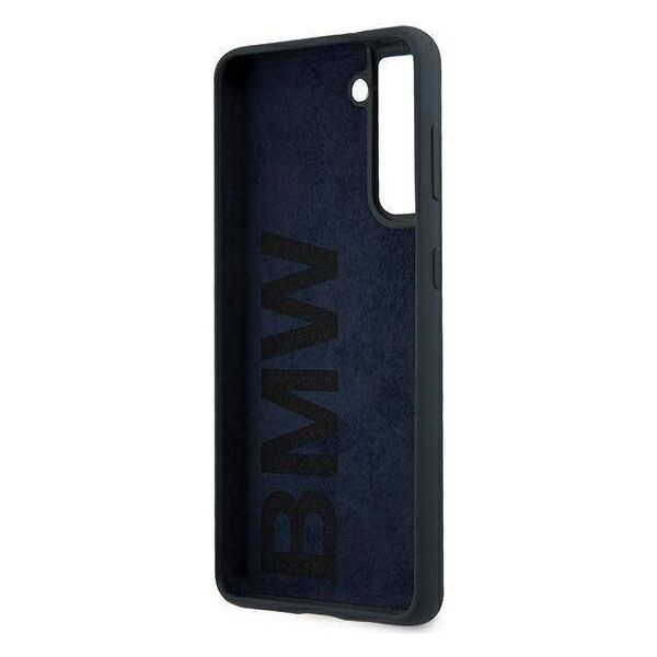 Original Case SAMSUNG GALAXY S21+ BMW Hardcase Silicone Signature (BMHCS21MSILNA) navy blue 3700740497364