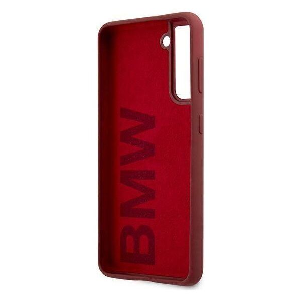 Original Case SAMSUNG GALAXY S21+ BMW Hardcase Silicone Signature Logo (BMHCS21MSLBLRE) red 3700740497425