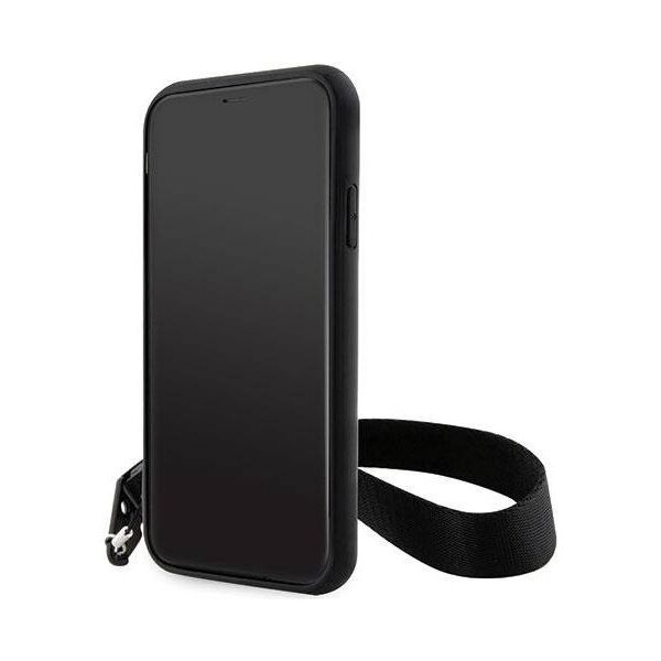 Original Case IPHONE 11 Karl Lagerfeld Hardcase Monogram Losange Saffiano (KLHCN61SAKLMBSK) black 3666339169992