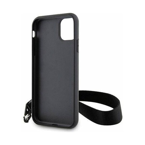 Original Case IPHONE 11 Karl Lagerfeld Hardcase Monogram Losange Saffiano (KLHCN61SAKLMBSK) black 3666339169992