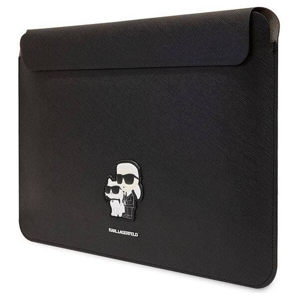 Bag LAPTOP 14" Karl Lagerfeld Sleeve Saffiano Karl&Choupette (KLCS14SAKCPMK) black 3666339124205