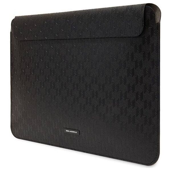 Bag LAPTOP 14" Karl Lagerfeld Sleeve Saffiano Plaque (KLCS14SAKLHPK) black 3666339124229