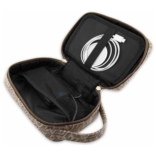 Bag Guess GCube Stripes (GUHBHGCFSEW) brown 3666339120269