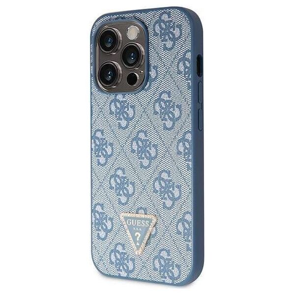 Original Case IPHONE 14 PRO Guess Hardcase Crossbody 4G Metal Logo (GUHCP14LP4TDSCPB) blue 3666339147068
