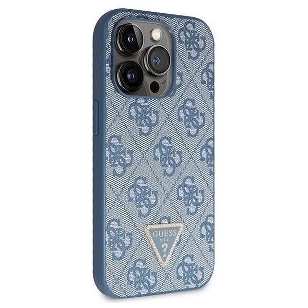 Original Case IPHONE 14 PRO Guess Hardcase Crossbody 4G Metal Logo (GUHCP14LP4TDSCPB) blue 3666339147068