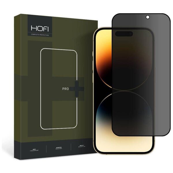 Tempered Glass APPLE IPHONE 15 PRO MAX Hofi Anti Spy Glass Pro+ Privacy 9319456604672