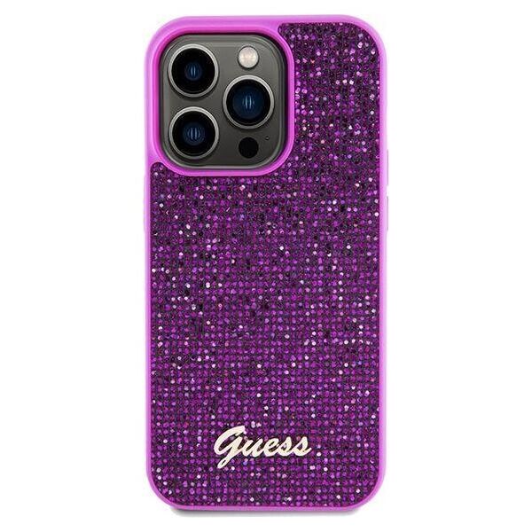 Original Case IPHONE 14 PRO MAX Guess Hardcase Disco Metal Script (GUHCP14XPMSDGSF) 3666339173708