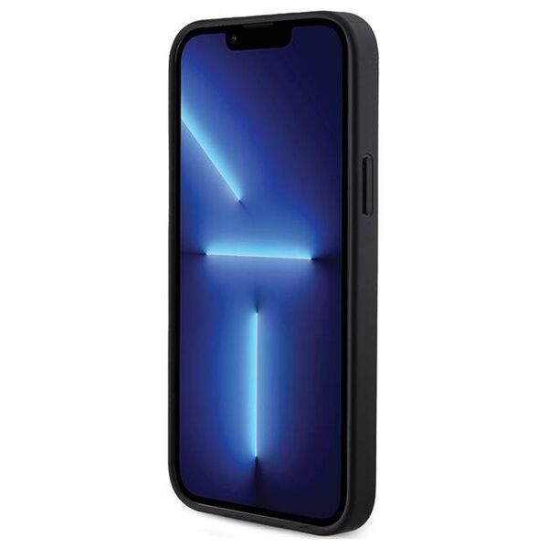 Original Case IPHONE 13 PRO MAX Guess Hardcase 4G Triangle Metal Logo (GUHCP13XPG4GPK) black 3666339225711