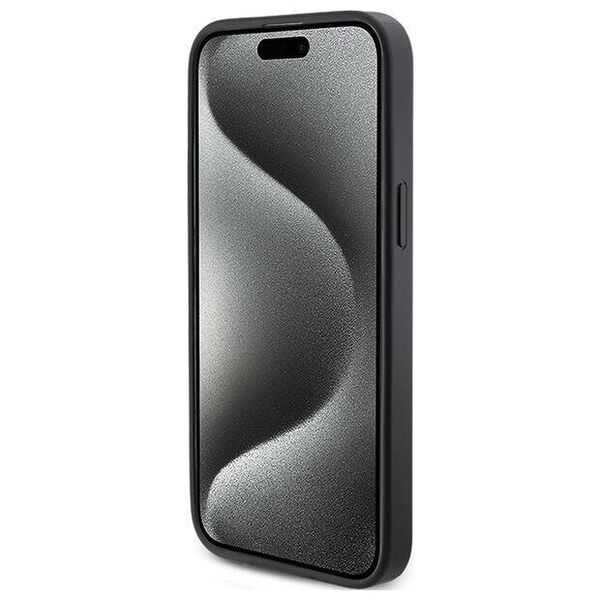 Original Case IPHONE 14 PRO MAX Guess Hardcase 4G Triangle Metal Logo (GUHCP14XPG4GPK) black 3666339225759