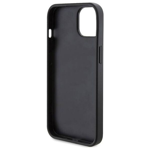 Original Case IPHONE 14 PLUS / 15 PLUS Guess Hardcase 4G Triangle Metal Logo (GUHCP15MPG4GPK) black 3666339225773