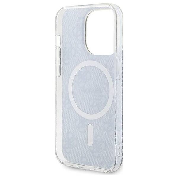 Original Case APPLE IPHONE 15 PRO MAX Guess Hardcase IML 4G MagSafe (GUHMP15XH4STB) blue 3666339194659