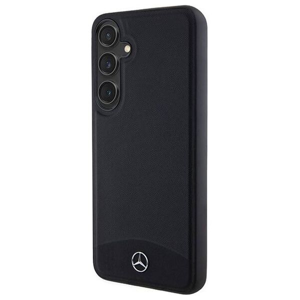 Original Case SAMSUNG GALAXY S24+ Mercedes Hardcase Leather Textured & Plain MagSafe (MEHMS24M23RBARK) black 3666339241018