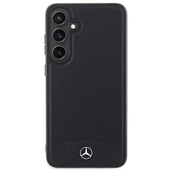 Original Case SAMSUNG GALAXY S24+ Mercedes Hardcase Leather Textured & Plain MagSafe (MEHMS24M23RBARK) black 3666339241018