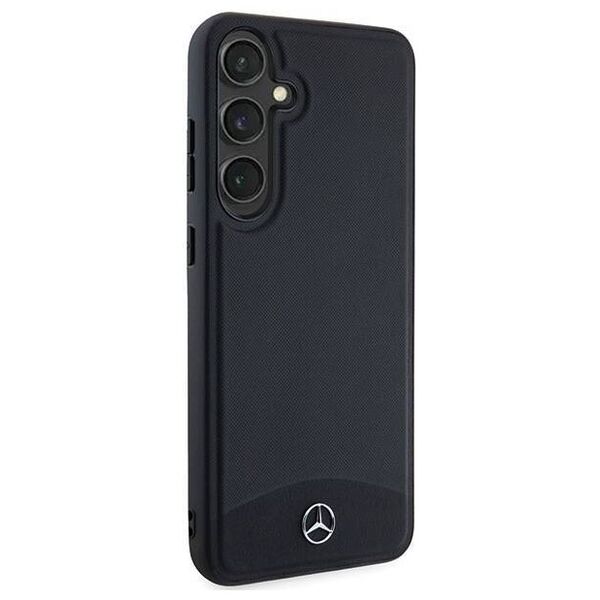 Original Case SAMSUNG GALAXY S24+ Mercedes Hardcase Leather Textured & Plain MagSafe (MEHMS24M23RBARK) black 3666339241018