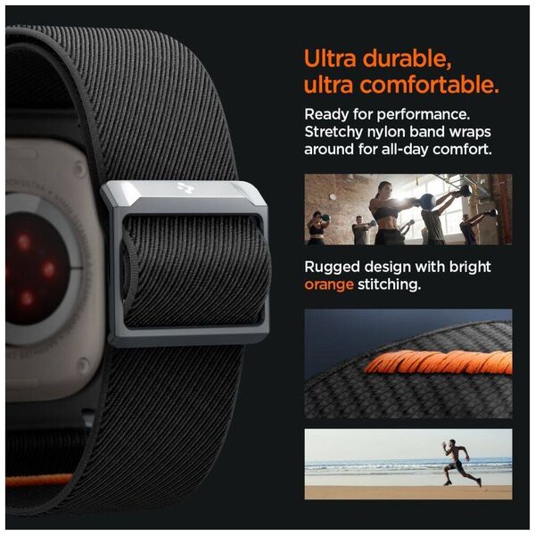 Case APPLE WATCH ULTRA (49MM) Spigen Lite Fit ”Pro” Matte black 8809896754125
