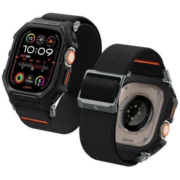 Case APPLE WATCH ULTRA (49MM) Spigen Lite Fit ”Pro” Matte black 8809896754125