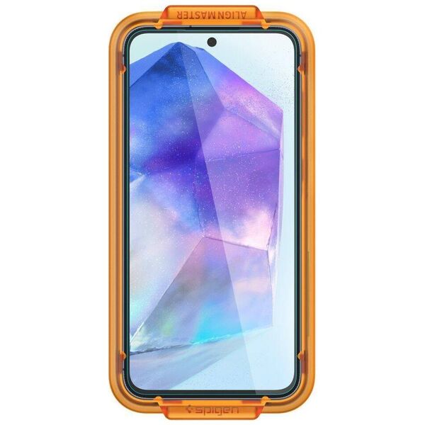 Tempered Glass SAMSUNG GALAXY A55 5G Spigen ALM Glas.tr 2-pack Clear 8809971227070