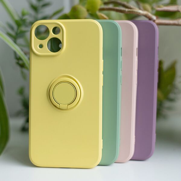 Finger Grip case for iPhone 13 6,1&quot; yellow 5907457753372