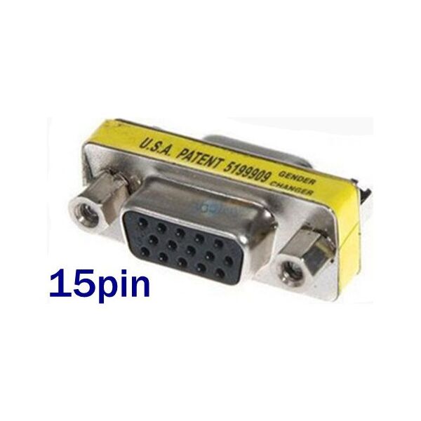 Αντάπτορας VGA F/F 15P, No brand - 17142 έως 12 άτοκες Δόσεις