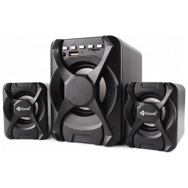 Ηχεία  Kisonli U-2500BT, Bluetooth, 5W+3Wx2 USB, Μαυρο - 22115 έως 12 άτοκες Δόσεις