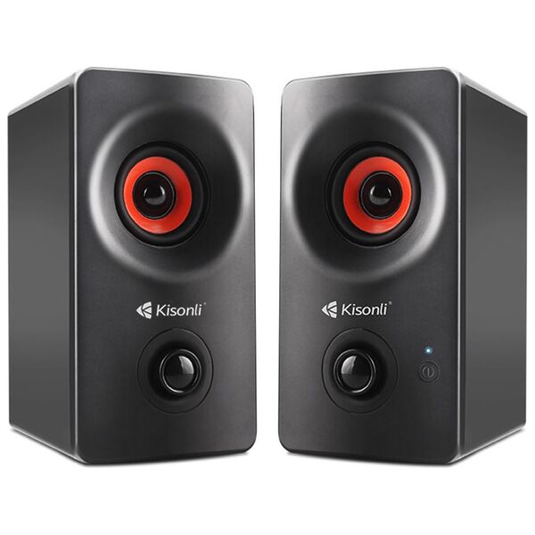 Ηχεία Kisonli AC-9002BT, Bluetooth, 2x5W, 220V, Μαυρο - 22146 έως 12 άτοκες Δόσεις