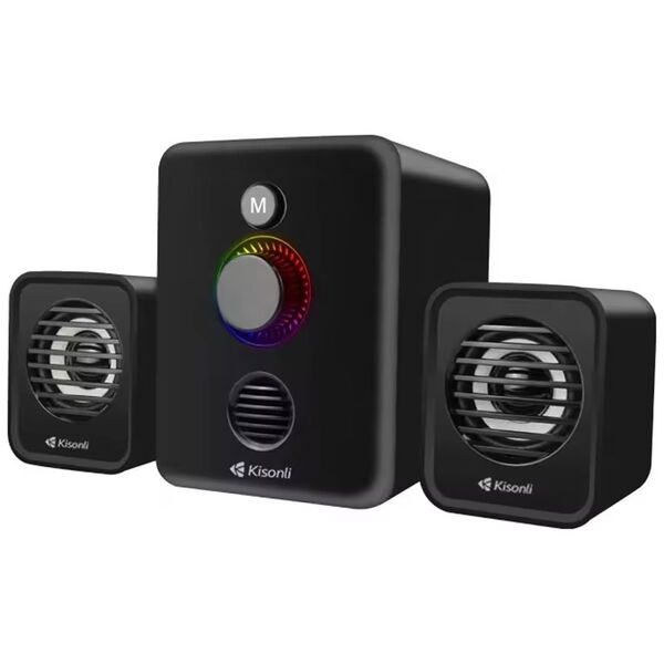 Ηχεία Kisonli U-3000BT, Bluetooth, AUX, 5W+2x3W, Διαφορετικα χρωματα - 22222 έως 12 άτοκες Δόσεις